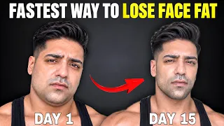 How To Lose Face Fat In 15 Days | Double Chin To Sharp Jawline