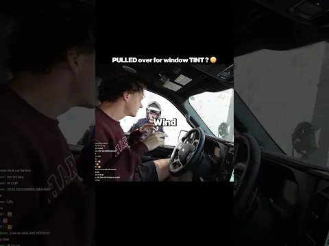 PULLED over for window TINT ?😳🤯