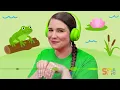 Five Little Speckled Frogs | Imagination Time With Caitie | Pond Life and STEM for Kids!
