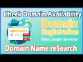 Domain Search Domain availability checker Domain Name ReSearch
