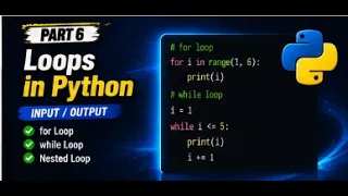 Python Programming Course Part 6 Loops Python for Beginners