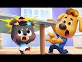 Lagu Safe at Home | Useful Stories for Kids | Safety Rules | Cartoon | Sheriff Labrador