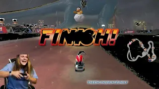 Assistant and Mr Engineer Play Mario Kart World on Nintendo Switch 2
