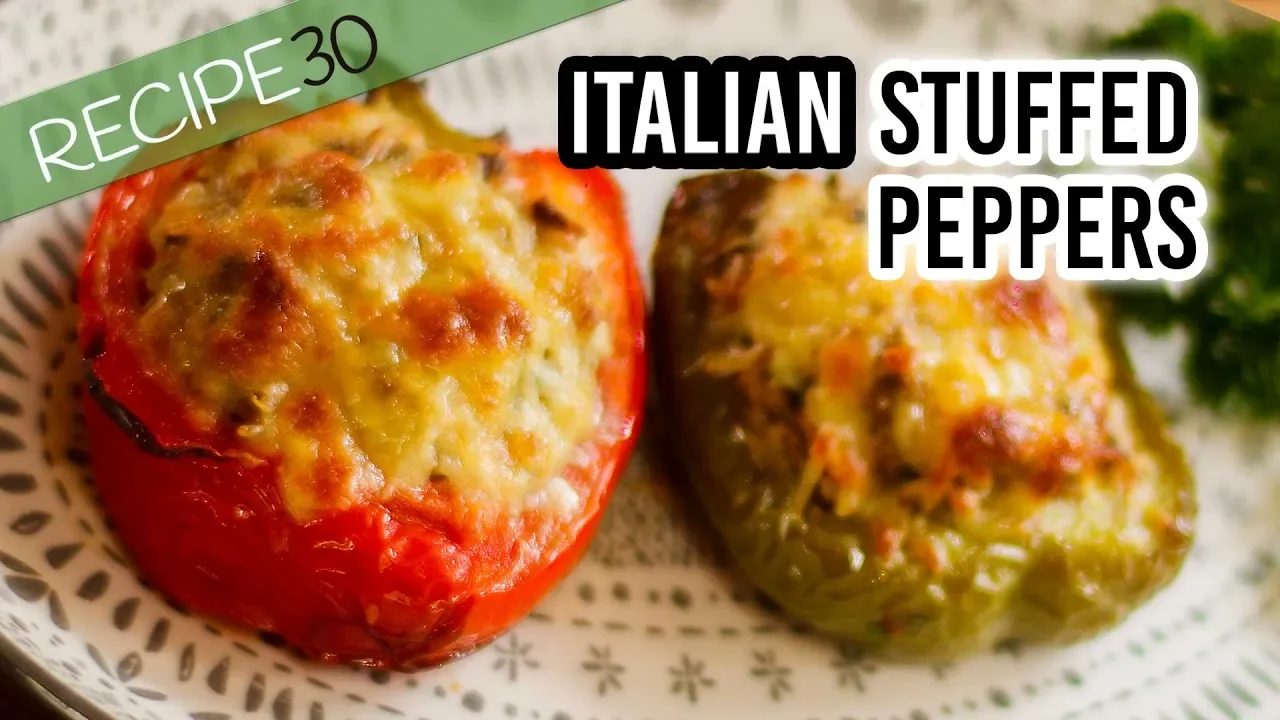 STUFFED PEPPERS | stuffed bell peppers recipe + meal prep tips