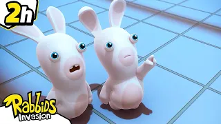 Big Compilation 2H The Rabbids Are Stuck RABBIDS INVASION New Episodes Cartoon For Kids 