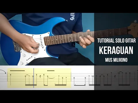 Download MP3 Tutorial Melodi Gitar KERAGUAN - Mus Mujiono (Tab & Backing Track)