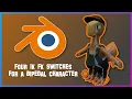 How to Add Switches to a Character in Blender