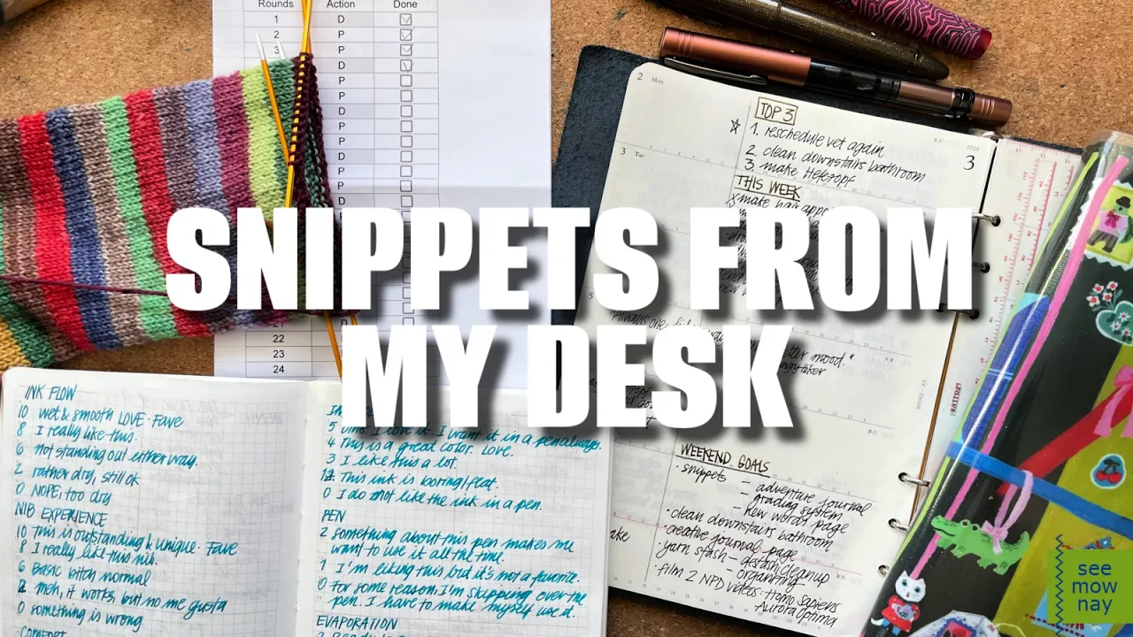 SFMD 117: Ink Swatches, Notebooks & Knitting Measurements