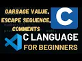 C Programming Garbage Value Escape Sequence Comments Tutorial 5