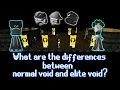 What are the differences between normal void and elite void in OSRS 2018