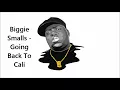 Biggie Smalls   Going Back To Cali (Lyrics Video)
