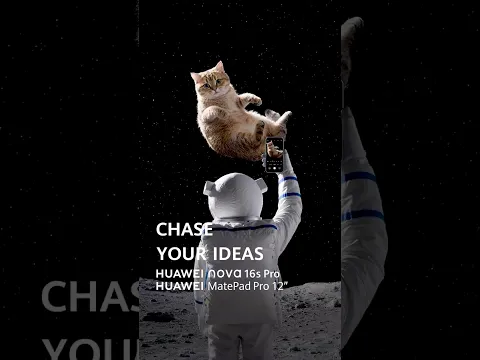 Bring your ideas to life. 🐱✨ #HUAWEInova16s Series #HUAWEIMatePad Pro 12"