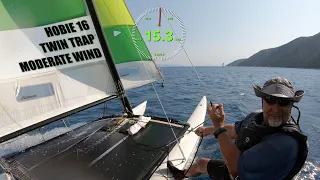 Hobie 16 sailing insights and tips in 15 knots wind
