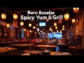 Burn Busaba Spicy Yum Grill Thai Restaurant in Bangkok Thailand