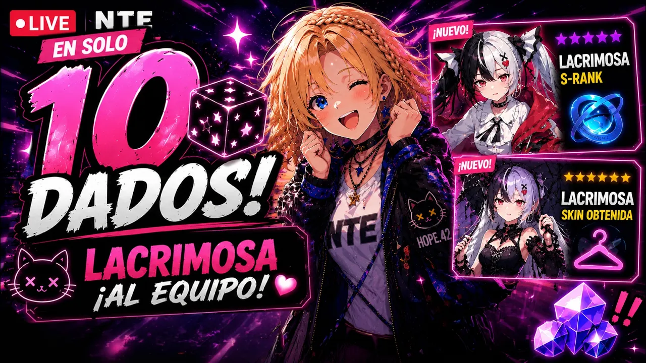 😱 ¡NO PUEDE SER! Lacrimosa + Skin en SOLO 10 Dados | #NTE Neverness to Everness