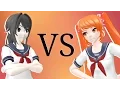 MMD x Yandere Simulator Epic Rap Battles of Akademi - Osana vs Ayano Animated