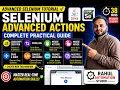 Selenium Advanced Actions Tutorial JavaScript Executor Frames Windows