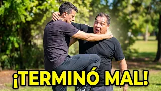 ¡CUIDADO CON LA NARIZ! Cómo bloquear un RODILLAZO a la cara // DLR  DEFENSORES DE LA RISA