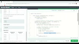 HackerRank Problem Solution 4 - Anagrams