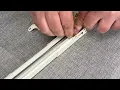 How To Add and Remove Traverse Rod Slides