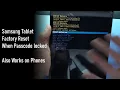 Method 1 Samsung Tablet Factory Reset for forgotten password