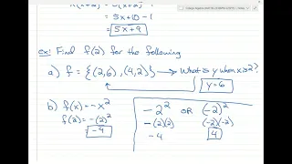 2 6 - Function Notation and Linear Functions