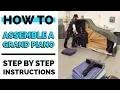 Download Lagu How to EASILY MOVE a Grand Piano!  How to Assemble \u0026 Set Up a Grand Piano from a Vertical Position.