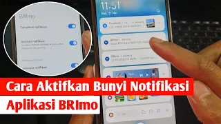 cara aktifkan suara notifikasi brimo