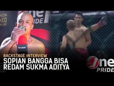 Sopian Buka Suara Setelah Sukses Pecundangi Sukma Prawira Aditya | Backstage Interview MMA FN40
