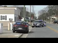Fallen Harnett County Deputy Chris Johnson procession to Crumpler Honeycutt Funeral Home