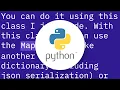 How to use a dot to access members of dictionary