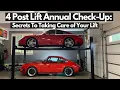 4 Post Car Lift Maintenance