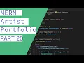 CRUD Tutorial using the MERN Stack - Portfolio Website