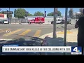 Teen on makeshift bike killed after crashing with SUV in Van Nuys