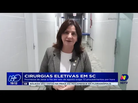 Mutirão de cirurgias eletivas em SC exige 72 procedimentos por hora