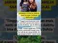 Lagu Jawaban putri IIS DAHLIA saat diajak tinggal bersama diluar nalar