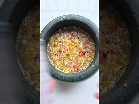 I mashed the freeze-dried fruit into a face mask.
