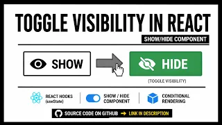 Toggle Visibility in React Component using useState Beginner Friendly