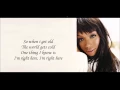 Download Lagu Brandy - I'm Right Here Lyrics HD