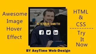 CSS image Hover effect HTML CSS AnyTime Web-Design