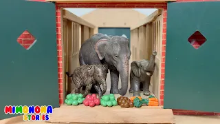 ¡¿Escucharon Eso?! 🚪🔊 Adivina el ANIMAL por su SONIDO 🦁🌾 Familias de Animales ✨ Mimonona Stories