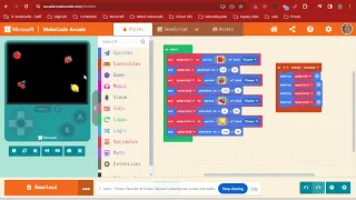 MakeCode Arcade 4 - Create destroy sprites