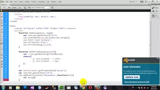 How to Use Canvas Get Position Mouse Move in HTML5 JavaScript