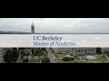 Launching Careers in Analytics UC Berkeley Master of Analytics
