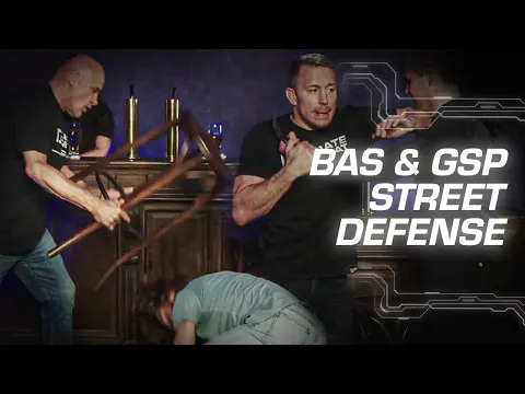 Download MP3 Bas Rutten Street Defense PART 2 - featuring GSP