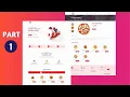 React Responsive Food Delivery App Ecommerce Website Design using ReactJs Redux Toolkit - PART 01