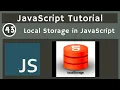 43 Local Storage Concept in JavaScript javascript tutorial UiBrains NAVEEN SAGGAM