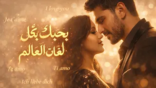   بحبك بكل لغات العالم                                   دندنها