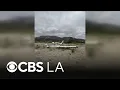Pilot injured after small plane crashes into Santa Clara Riverbed in Santa Paula
