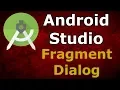 Android Studio Create Custom Fragment Dialog Fragment Dialog
